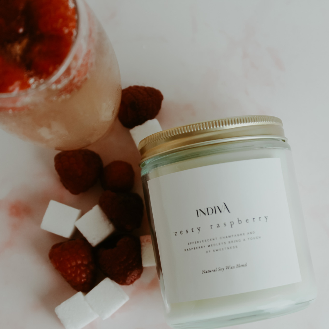 Zesty Raspberry Classic Candle