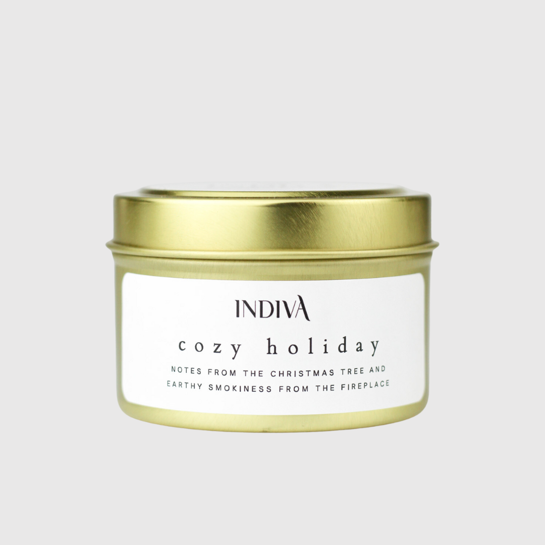 Cozy Holiday Mini Candle Tin