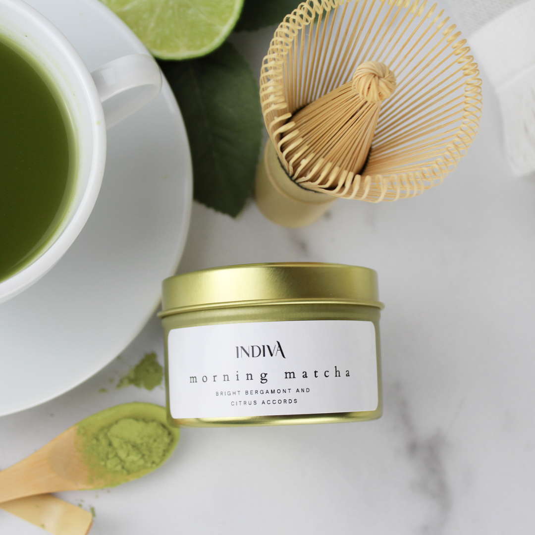 Morning Matcha Mini Candle Tin