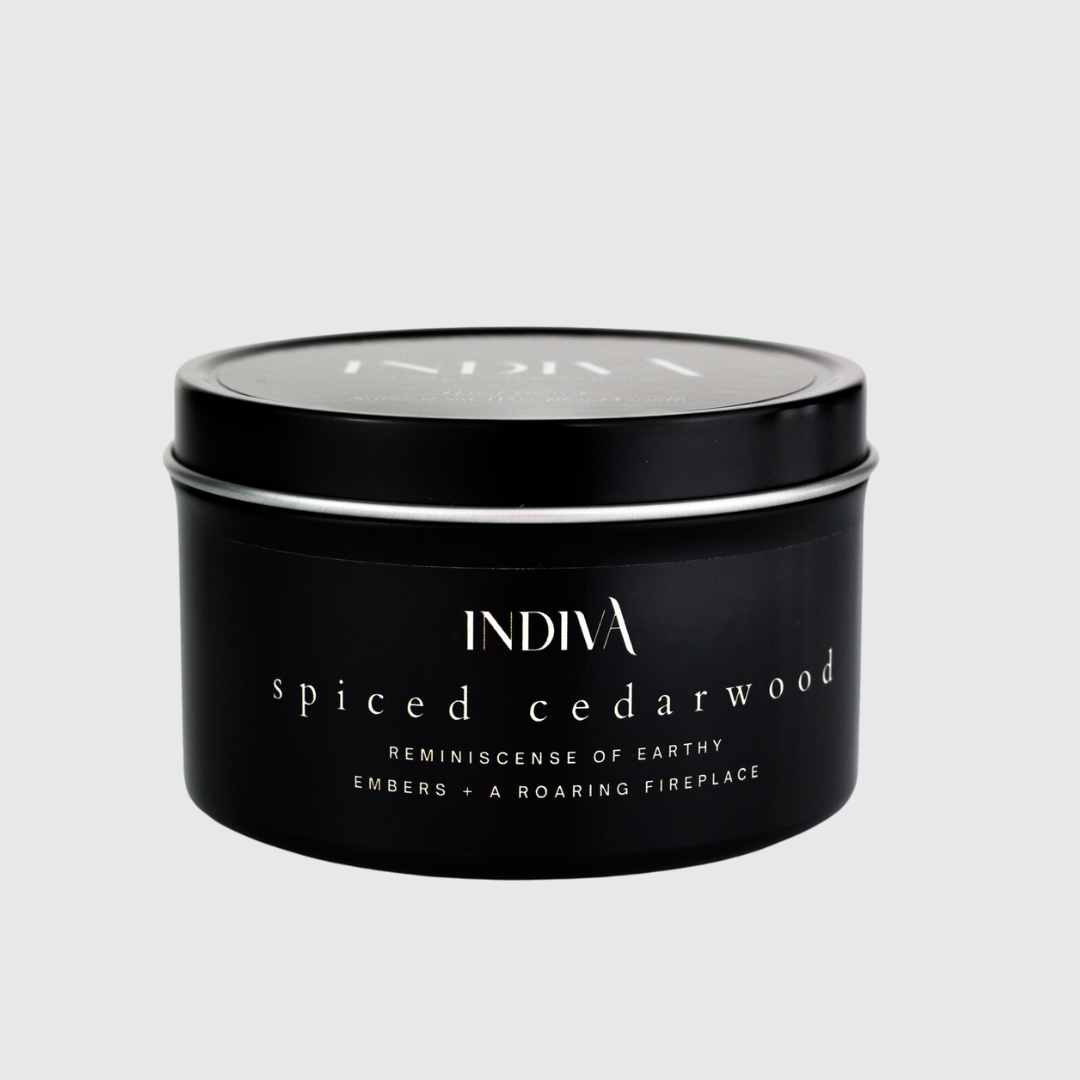 Spiced Cedarwood Candle Tin