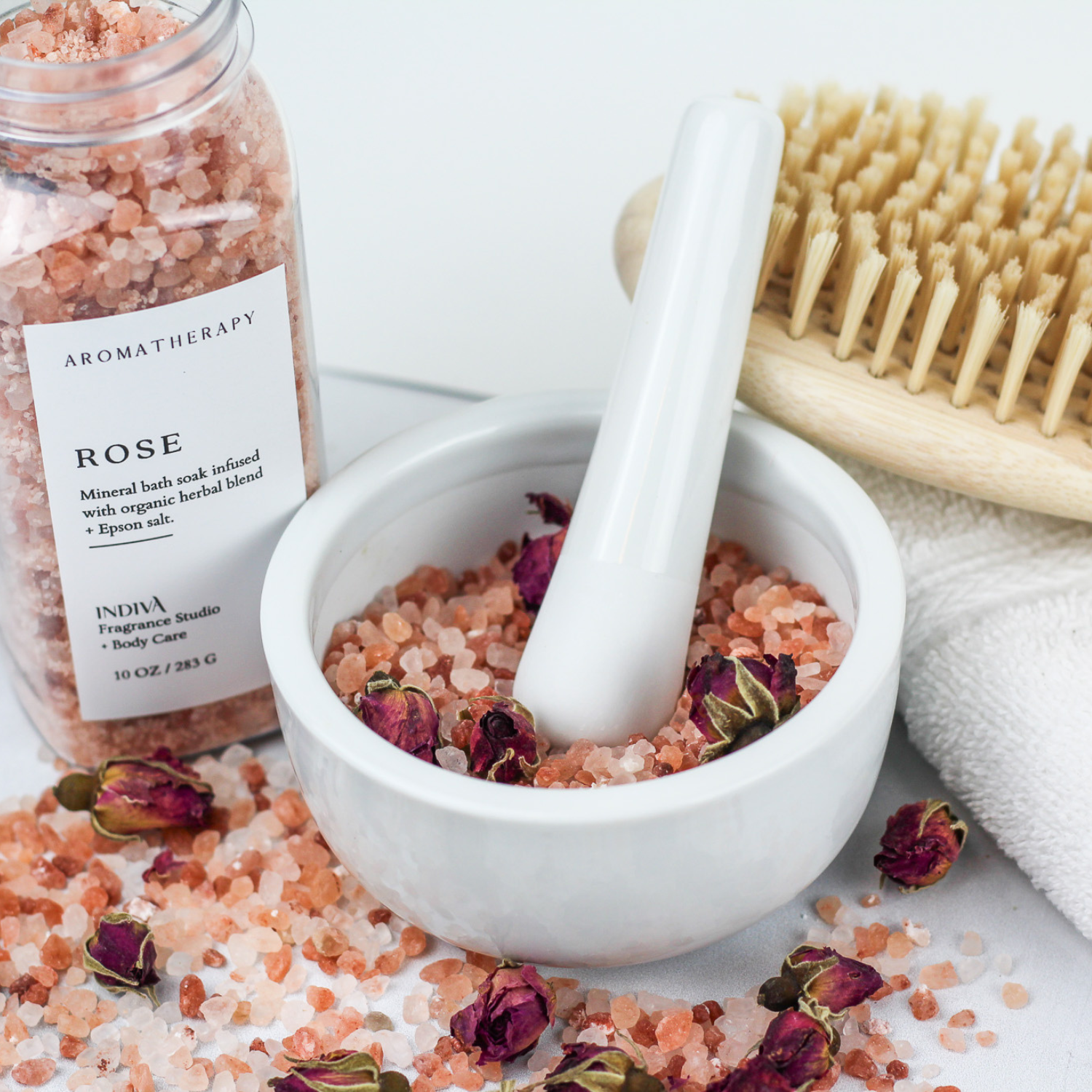 Organic Rose Bath salts