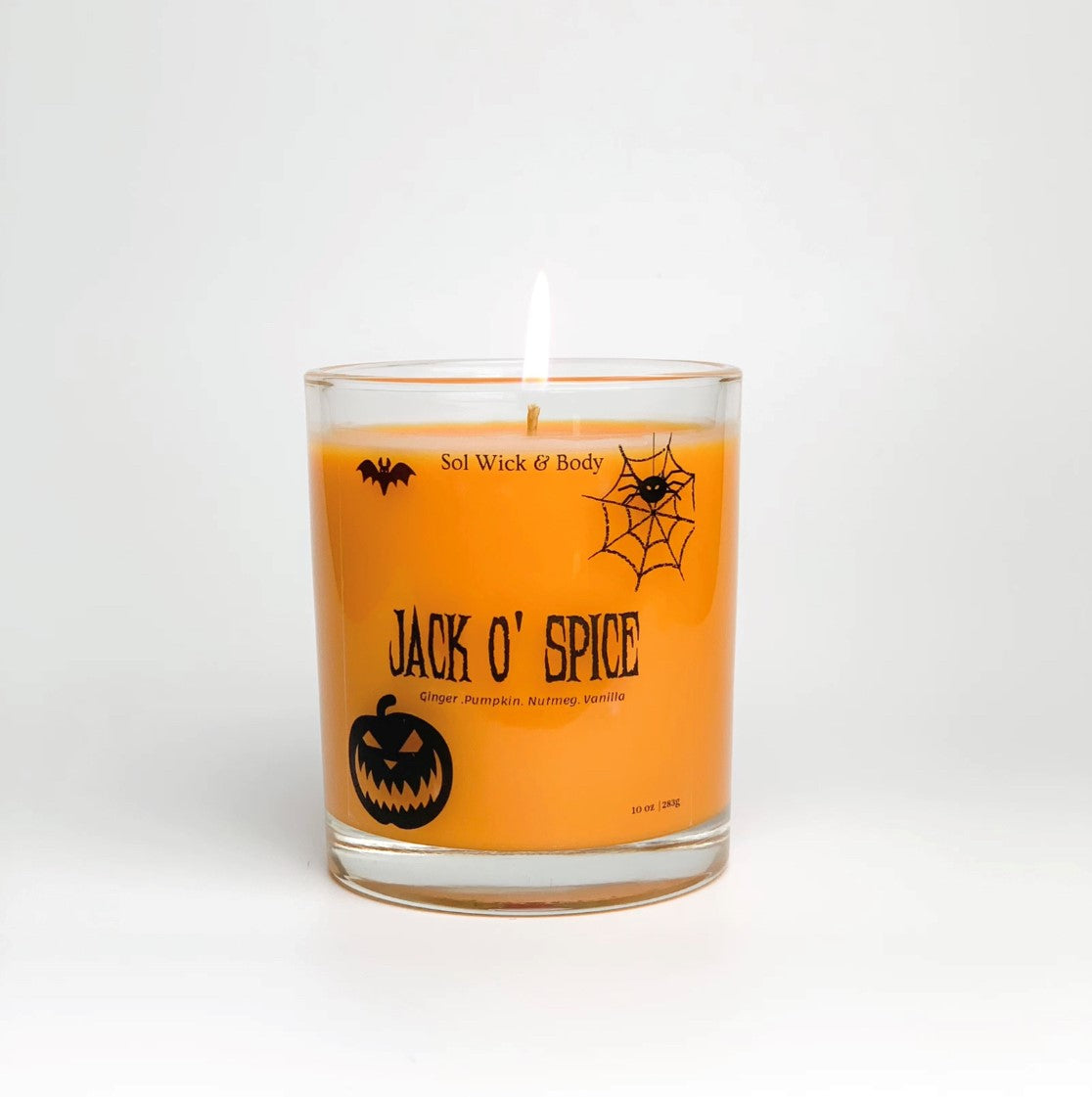 Jack O Lantern Candle